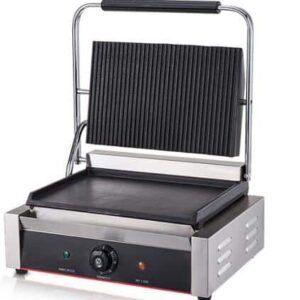 Panini grătar contact grill striat în partea de sus