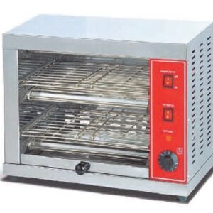 Salamandră profesională cu tavă dublă