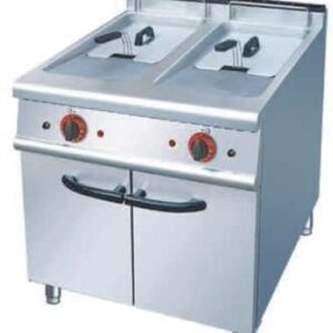 Friteuză profesională dublă (cu dulap închis)