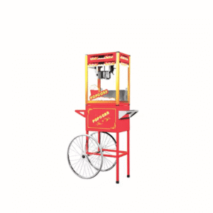 Mașină profesională de popcorn cu cărucior