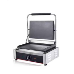 Panini grătar contact grill cu suprafață netedă