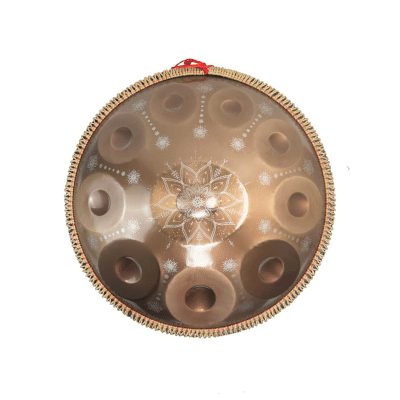 Ananda Handpan Premium Mandala Auriu cu 10 note
